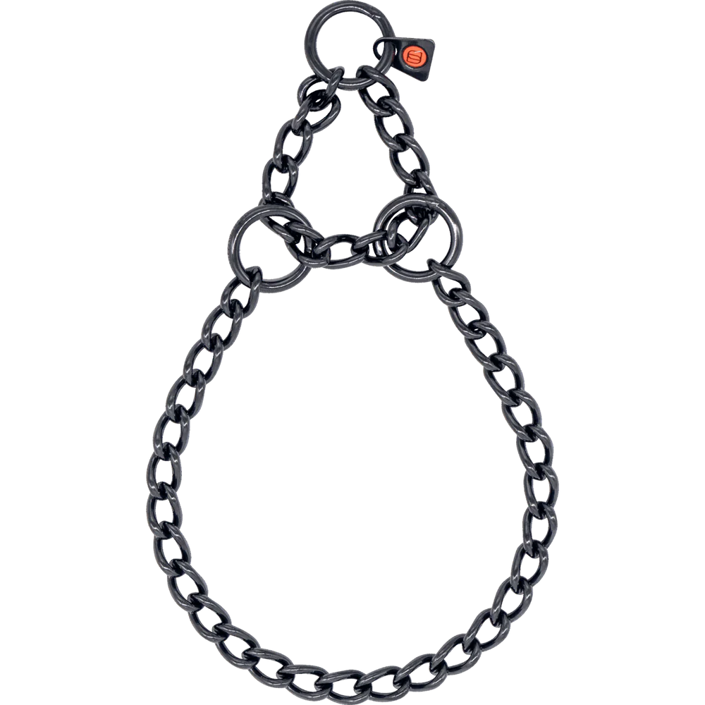 Sprenger kett round links - Stainless steel black, 3.0 mm