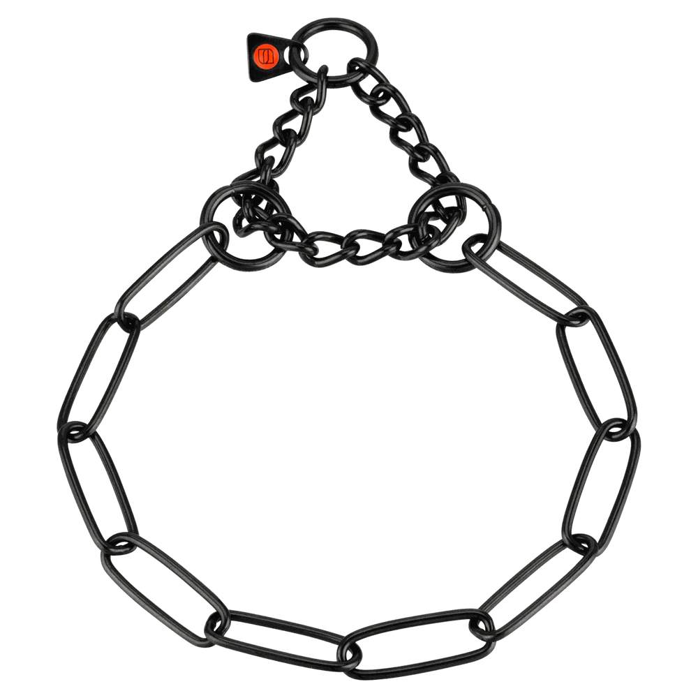 Sprenger kett long links - Stainless steel black, 3.0 mm
