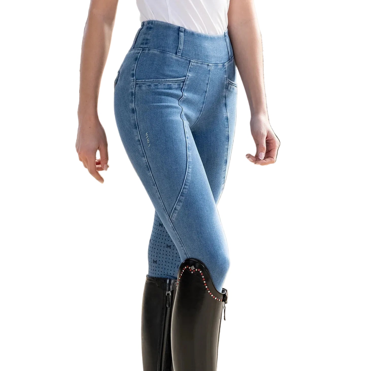 Maximilian Equestrian Pro Riding ratsaretuusid Denim