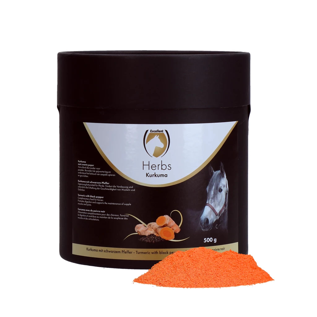 Excellent Horse Herbs Turmeric - kurkumi pulber - täiendsööt hobustele