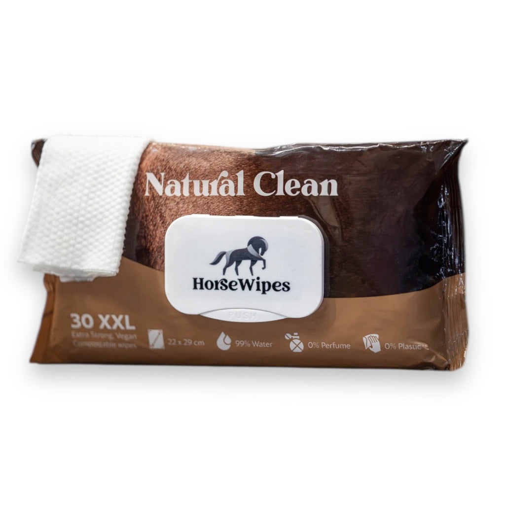 Natural Clean 30 XXL - niisutatud salvrätikud hobustele