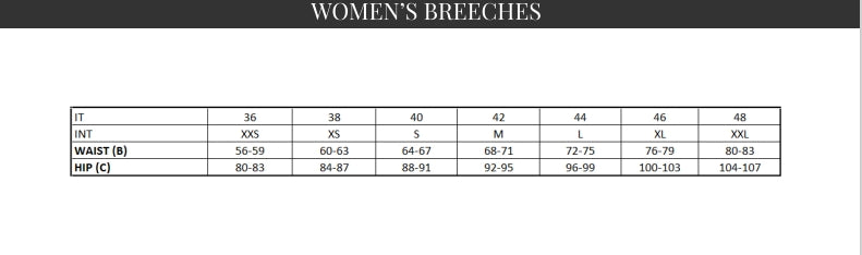 Vestrum Molveno naiste ratsapüksid