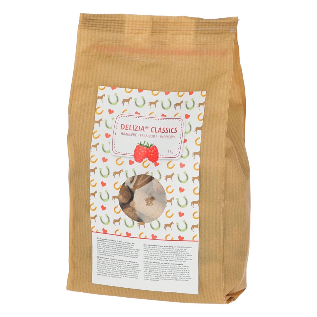 Delizia® maiused Vaarikas - täiendsööt hobustele