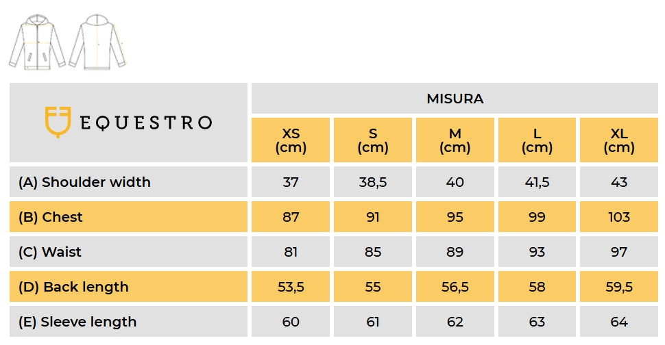 Equestro Hibryd Ridertechnology ratsajakk