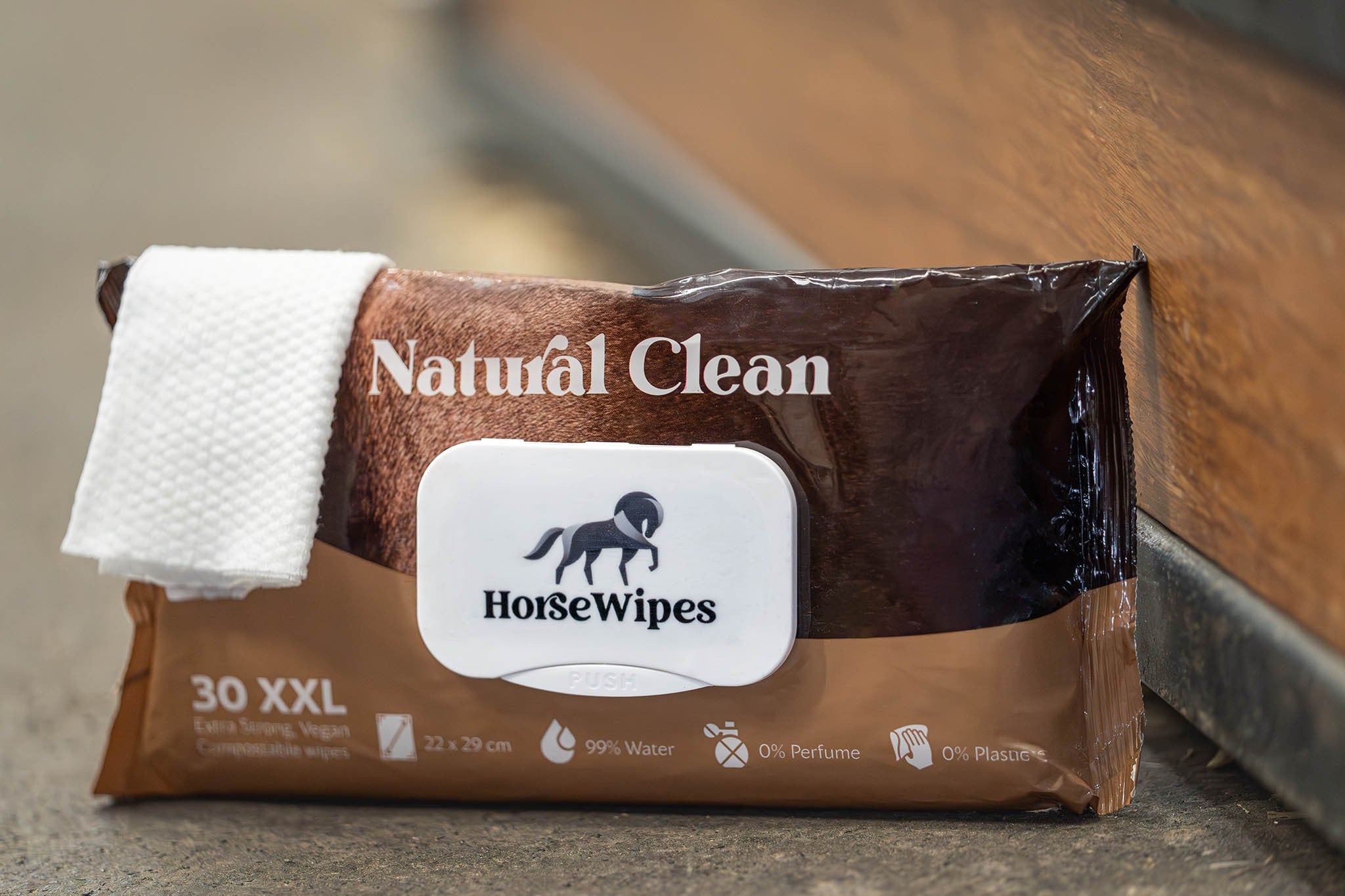 Natural Clean 30 XXL - niisutatud salvrätikud hobustele