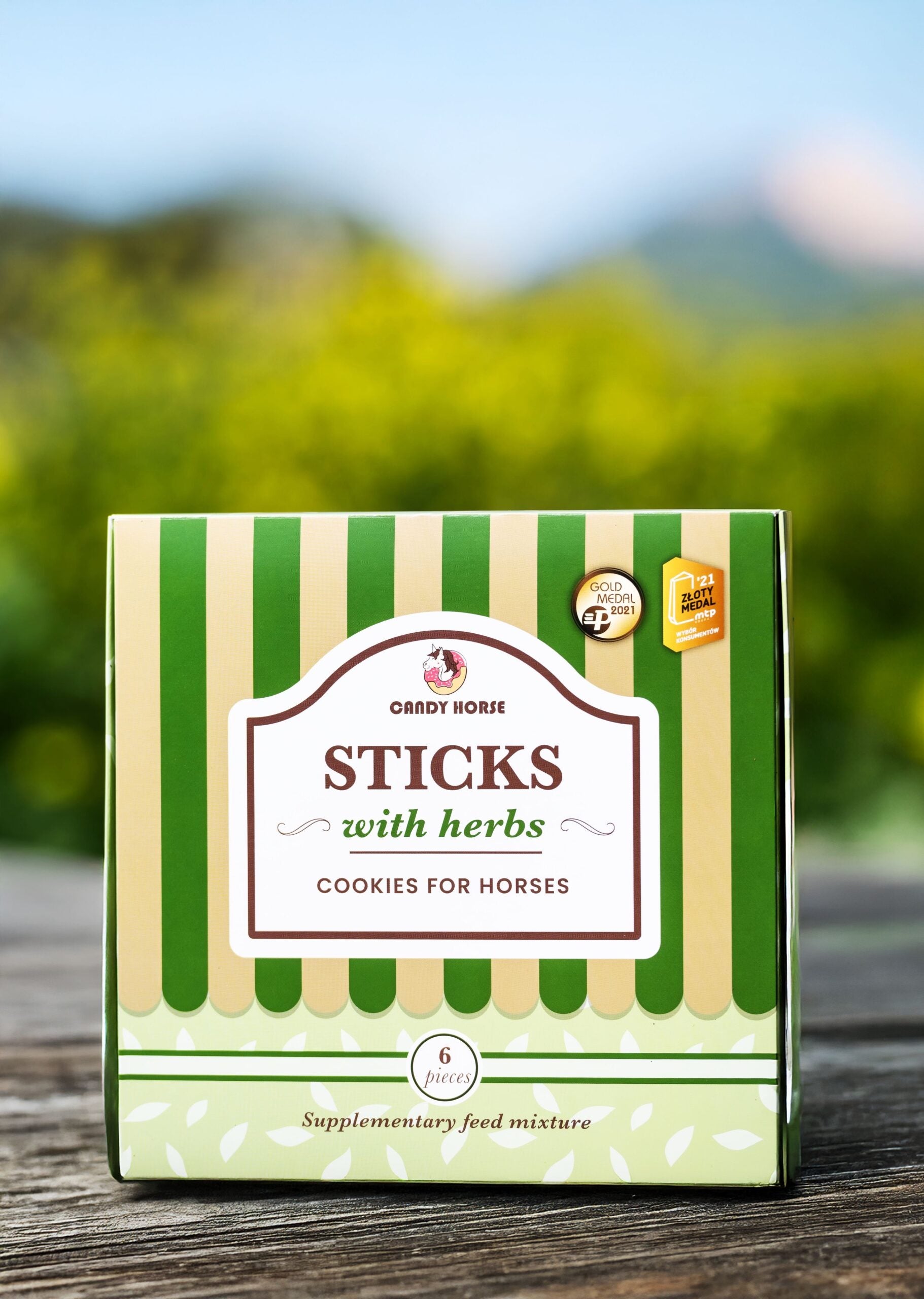 Candy Horse teravilja pulgad ürtidega - täiendsööt hobusele