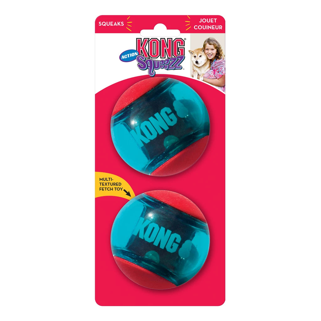 KONG Squeezz® Action mängupallid