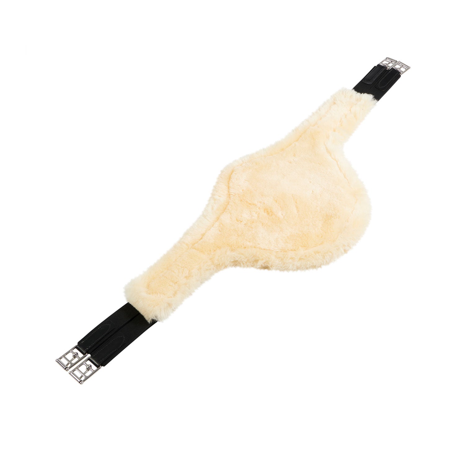 Equestro klapiga sadulavöö sünteetilise karvaga