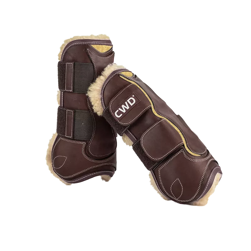 CWD Sport Color velcro kaitsmed karvaga